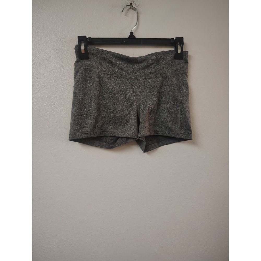 Live Love Dream  Gray Heathered Scrunch Butt Athletic‎ Shorts Pockets Size M